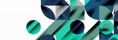 Renkli daireler, çizgiler, oklar, üçgenler ve diğer geometrik şekiller. Duvar Kağıdı, Sancak, Arkaplan, Kart, Kitap İllüstrasyonu, İniş Sayfası