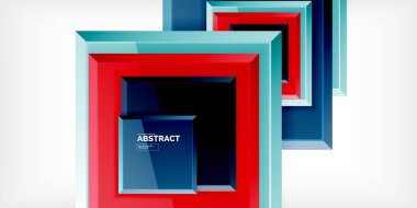 Yansımaları olan renkli kareler soyut arkaplan tasarımı. Duvar Kağıdı, Sancak, Arkaplan, Kart, Kitap İllüstrasyonu, İniş Sayfası