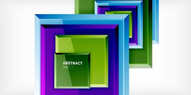 Yansımaları olan renkli kareler soyut arkaplan tasarımı. Duvar Kağıdı, Sancak, Arkaplan, Kart, Kitap İllüstrasyonu, İniş Sayfası