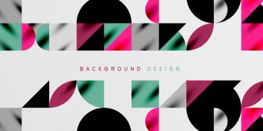 Üçgenler, yuvarlak üçgenler ve tekno sanatın daireleri. Duvar Kağıdı, Sancak, Arkaplan, Kart, Kitap İllüstrasyonu, İniş Sayfası