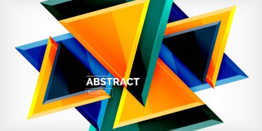 Soyut arkaplan - parlak üçgenler. Duvar Kağıdı, Sancak, Arkaplan, Kart, Kitap İllüstrasyonu, İniş Sayfası