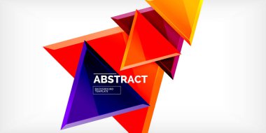 Soyut arkaplan - parlak üçgenler. Duvar Kağıdı, Sancak, Arkaplan, Kart, Kitap İllüstrasyonu, İniş Sayfası