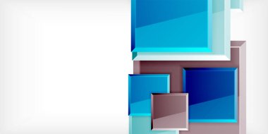 Yansımaları olan renkli kareler soyut arkaplan tasarımı. Duvar Kağıdı, Sancak, Arkaplan, Kart, Kitap İllüstrasyonu, İniş Sayfası