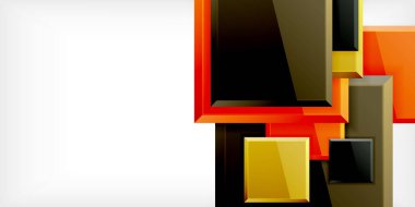 Yansımaları olan renkli kareler soyut arkaplan tasarımı. Duvar Kağıdı, Sancak, Arkaplan, Kart, Kitap İllüstrasyonu, İniş Sayfası