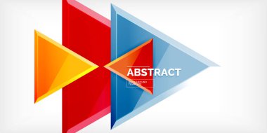 Soyut arkaplan - üç boyutlu renkli üçgenler. Duvar Kağıdı, Sancak, Arkaplan, Kart, Kitap İllüstrasyonu, İniş Sayfası