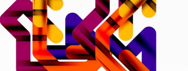 Dinamik renkli satırlar asgari soyut arkaplan