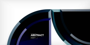 Soyut arkaplan - daireler ve üç boyutlu üçgenler. Duvar Kağıdı, Sancak, Arkaplan, Kart, Kitap İllüstrasyonu, İniş Sayfası