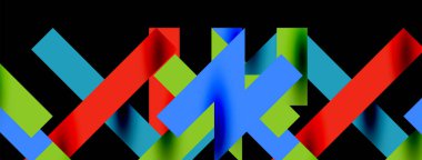 Renkli çizgiler soyut çizgi arkaplanı. Kapaklar, afişler, el ilanları ve posterler ve diğer şablonlar için pop sanatları soyut arka plan