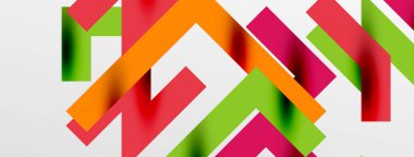 Renkli çizgiler soyut çizgi arkaplanı. Kapaklar, afişler, el ilanları ve posterler ve diğer şablonlar için pop sanatları soyut arka plan