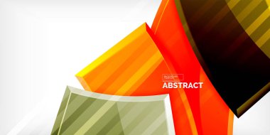 Yuvarlak 3D şekiller, plaka arka planı. Yaratıcı bileşim tasarım şablonu