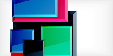 Yansımaları olan renkli kareler soyut arkaplan tasarımı. Duvar Kağıdı, Sancak, Arkaplan, Kart, Kitap İllüstrasyonu, İniş Sayfası