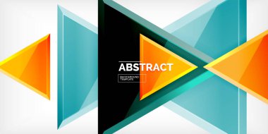 Üçgen cam geometrik soyut arkaplanı şekillendirir. Duvar Kağıdı, Sancak, Arkaplan, Kart, Kitap İllüstrasyonu, İniş Sayfası