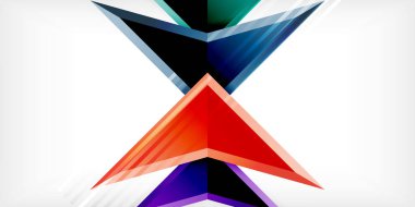 Soyut arkaplan renk üçgenleri ve ok bileşimi. Duvar Kağıdı, Sancak, Arkaplan, Kart, Kitap İllüstrasyonu, İniş Sayfası