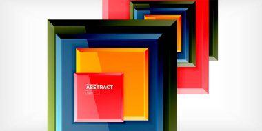 Yansımaları olan renkli kareler soyut arkaplan tasarımı. Duvar Kağıdı, Sancak, Arkaplan, Kart, Kitap İllüstrasyonu, İniş Sayfası