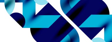 Daire deseni, çizgiler ve oklarla yuvarlak elementler Duvar kağıdı, pankart, arkaplan veya iniş için bileşimi