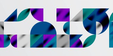 Üçgenler, yuvarlak üçgenler ve tekno sanatın daireleri. Duvar Kağıdı, Sancak, Arkaplan, Kart, Kitap İllüstrasyonu, İniş Sayfası