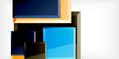 Yansımaları olan renkli kareler soyut arkaplan tasarımı. Duvar Kağıdı, Sancak, Arkaplan, Kart, Kitap İllüstrasyonu, İniş Sayfası