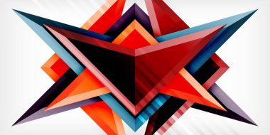 Soyut arkaplan renk üçgenleri ve ok bileşimi. Duvar Kağıdı, Sancak, Arkaplan, Kart, Kitap İllüstrasyonu, İniş Sayfası