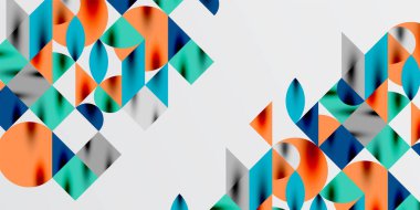 Üçgenler, yuvarlak üçgenler ve tekno sanatın daireleri. Duvar Kağıdı, Sancak, Arkaplan, Kart, Kitap İllüstrasyonu, İniş Sayfası