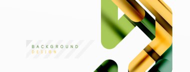 Soyut arkaplan - renkli satır bileşimi. Teknoloji veya iş dijital şablonu