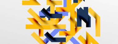 Renkli çizgiler soyut çizgi arkaplanı. Kapaklar, afişler, el ilanları ve posterler ve diğer şablonlar için pop sanatları soyut arka plan