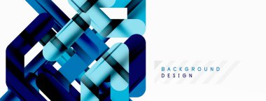 Soyut arkaplan - renkli satır bileşimi. Teknoloji veya iş dijital şablonu