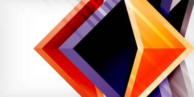 Soyut arkaplan renk üçgenleri ve ok bileşimi. Duvar Kağıdı, Sancak, Arkaplan, Kart, Kitap İllüstrasyonu, İniş Sayfası