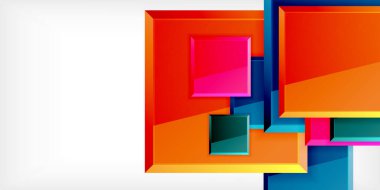 Yansımaları olan renkli kareler soyut arkaplan tasarımı. Duvar Kağıdı, Sancak, Arkaplan, Kart, Kitap İllüstrasyonu, İniş Sayfası