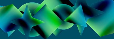 Neon rengi geometrik şekiller kare üçgen çember soyut arkaplan. Duvar Kağıdı, Sancak, Arkaplan, Kart, Kitap İllüstrasyonu, İniş Sayfası