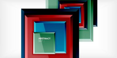 Yansımaları olan renkli kareler soyut arkaplan tasarımı. Duvar Kağıdı, Sancak, Arkaplan, Kart, Kitap İllüstrasyonu, İniş Sayfası