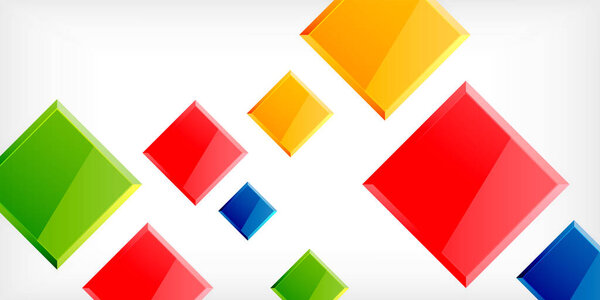 Блестящий глянцевый металлический или пластиковый квадратный фон. Векторная иллюстрация для обоев, баннера, фона, карты, книжной иллюстрации, целевой страницы