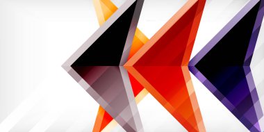 Soyut arkaplan renk üçgenleri ve ok bileşimi. Duvar Kağıdı, Sancak, Arkaplan, Kart, Kitap İllüstrasyonu, İniş Sayfası