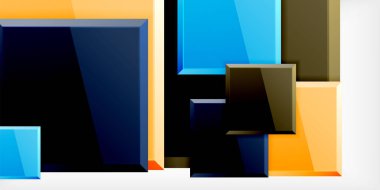 Yansımaları olan renkli kareler soyut arkaplan tasarımı. Duvar Kağıdı, Sancak, Arkaplan, Kart, Kitap İllüstrasyonu, İniş Sayfası