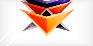 Soyut arkaplan renk üçgenleri ve ok bileşimi. Duvar Kağıdı, Sancak, Arkaplan, Kart, Kitap İllüstrasyonu, İniş Sayfası