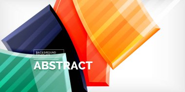 Yuvarlak 3D şekiller, plaka arka planı. Yaratıcı bileşim tasarım şablonu