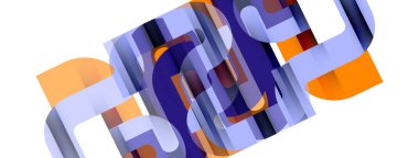 Satırlar, soyut harf tasarım arkaplanı. Duvar kağıdı, bayrak, arkaplan, kart, kitap illüstrasyonu, iniş sayfası için Geometrik vektör ilüstrasyonu