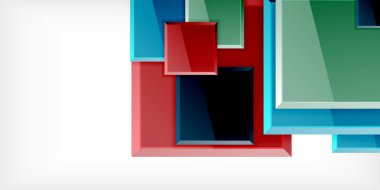 Yansımaları olan renkli kareler soyut arkaplan tasarımı. Duvar Kağıdı, Sancak, Arkaplan, Kart, Kitap İllüstrasyonu, İniş Sayfası