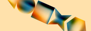 Neon rengi geometrik şekiller kare üçgen çember soyut arkaplan. Duvar Kağıdı, Sancak, Arkaplan, Kart, Kitap İllüstrasyonu, İniş Sayfası