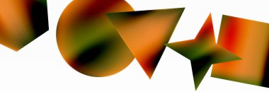 Neon rengi geometrik şekiller kare üçgen çember soyut arkaplan. Duvar Kağıdı, Sancak, Arkaplan, Kart, Kitap İllüstrasyonu, İniş Sayfası