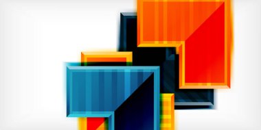 3D efektler ve çizgi dokusu geometrik soyut arkaplan ile oluşturulan ok sembolleri