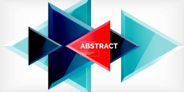 Soyut arkaplan - parlak üçgenler. Duvar Kağıdı, Sancak, Arkaplan, Kart, Kitap İllüstrasyonu, İniş Sayfası