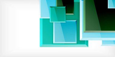 Yansımaları olan renkli kareler soyut arkaplan tasarımı. Duvar Kağıdı, Sancak, Arkaplan, Kart, Kitap İllüstrasyonu, İniş Sayfası