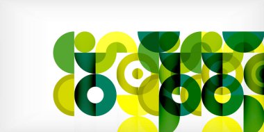 Renkli çember soyut arkaplan. Duvar kağıdı, afiş, sunum, arkaplan şablonu