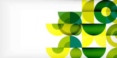 Renkli çember soyut arkaplan. Duvar kağıdı, afiş, sunum, arkaplan şablonu