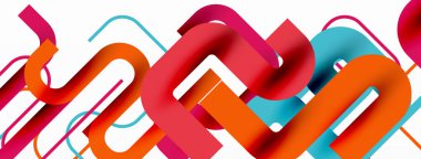 Dalga çizgileri soyut arkaplan