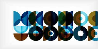 Minimum geometrik soyut arkaplan. Çember kare ve üçgen tasarım. Duvar kağıdı, afiş, arkaplan veya iniş için moda tekno iş şablonu