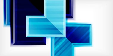 3D efektler ve çizgi dokusu geometrik soyut arkaplan ile oluşturulan ok sembolleri
