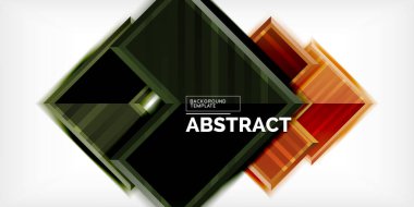 3D efektler ve çizgi dokusu geometrik soyut arkaplan ile oluşturulan ok sembolleri