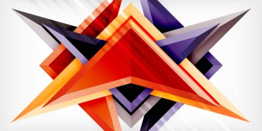 Soyut arkaplan renk üçgenleri ve ok bileşimi. Duvar Kağıdı, Sancak, Arkaplan, Kart, Kitap İllüstrasyonu, İniş Sayfası