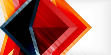 Soyut arkaplan renk üçgenleri ve ok bileşimi. Duvar Kağıdı, Sancak, Arkaplan, Kart, Kitap İllüstrasyonu, İniş Sayfası